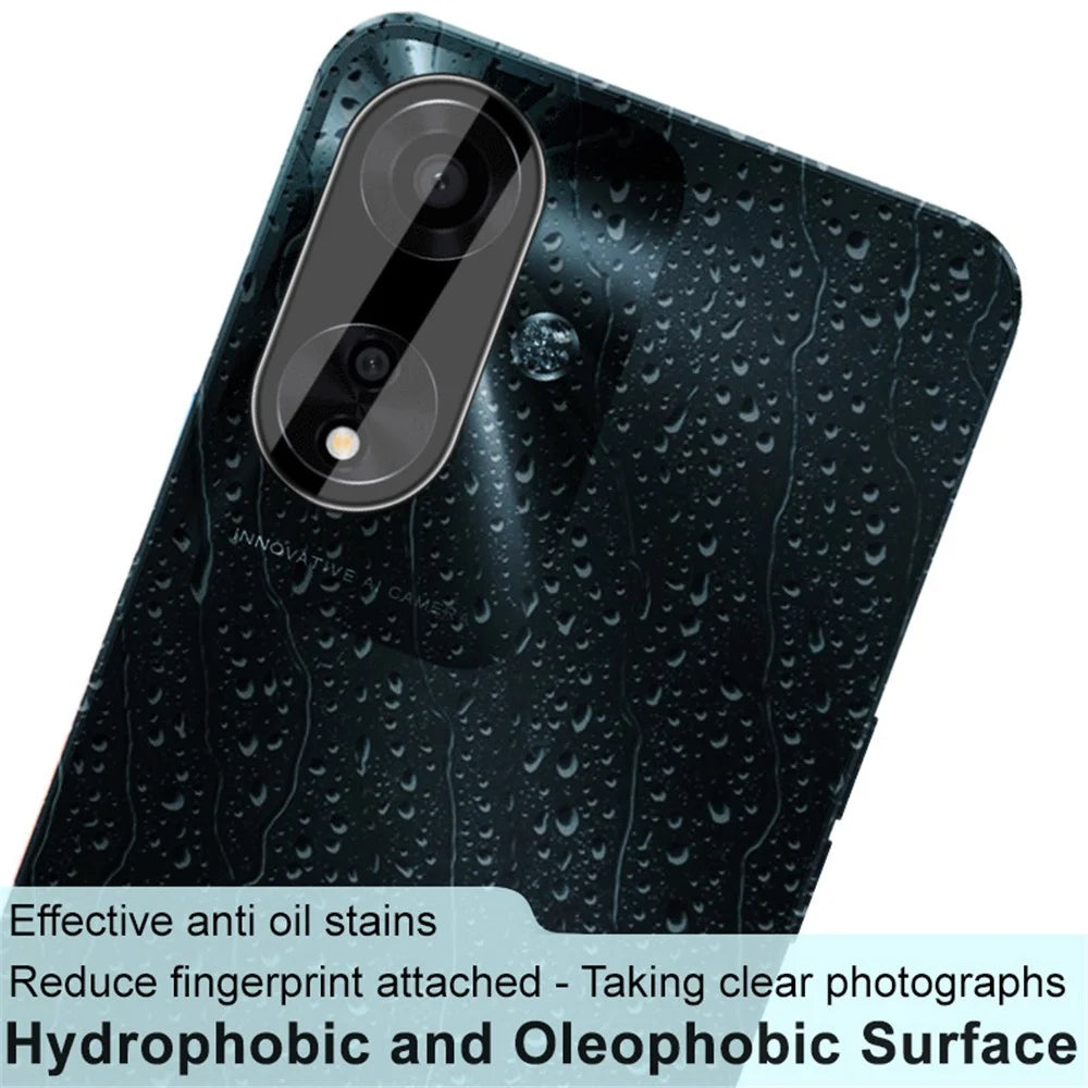 IMAK For Oppo A59 5G  Camera Lens Film Integrated Rear Lens Protector+Acrylic Lens Cap (Black Version) - 4