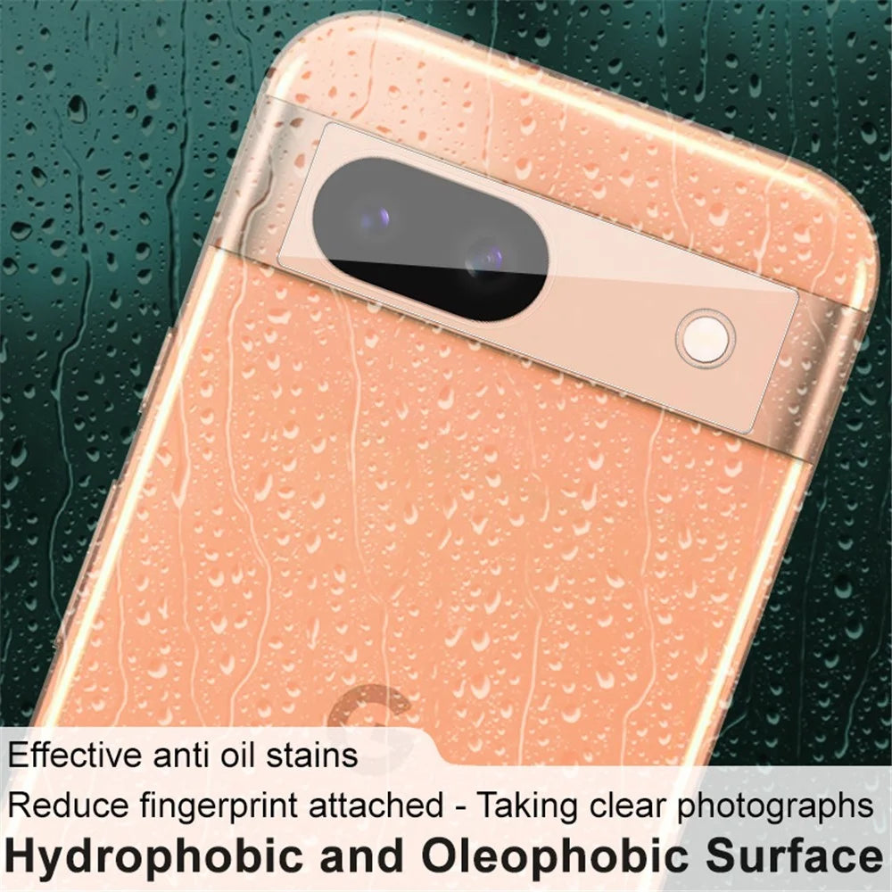 IMAK 2Pcs  /  Set for Google Pixel 8a Tempered Glass Lens Film Ultra Clear Camera Lens Protector - 6