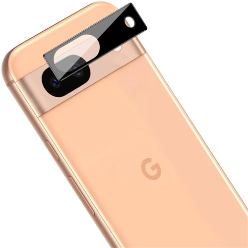 IMAK For Google Pixel 8a Lens Film Ultra Clear Tempered Glass Camera Lens Protector (Black Version) - 1