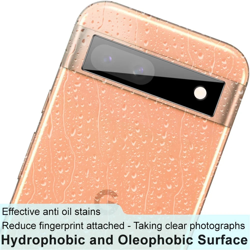 IMAK For Google Pixel 8a Lens Film Ultra Clear Tempered Glass Camera Lens Protector (Black Version) - 3