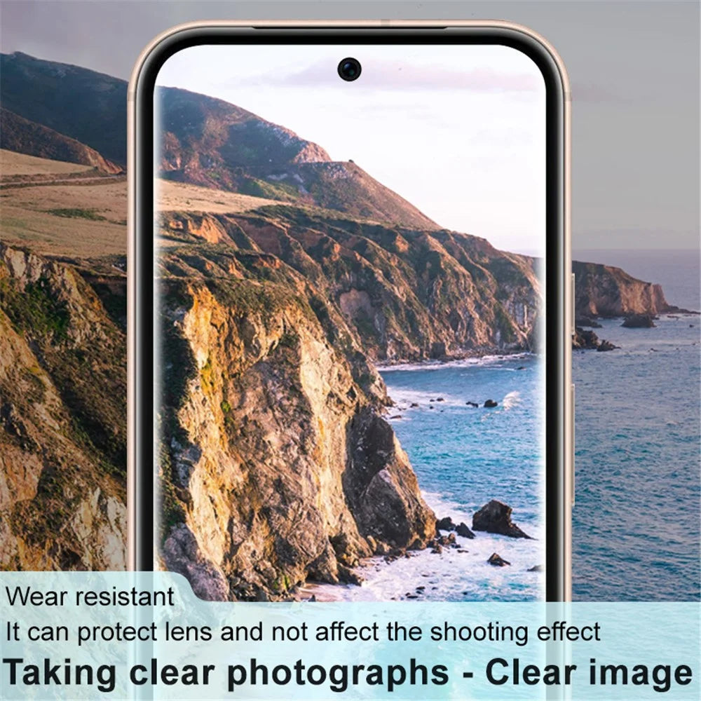IMAK For Google Pixel 8a Lens Film Ultra Clear Tempered Glass Camera Lens Protector (Black Version) - 4