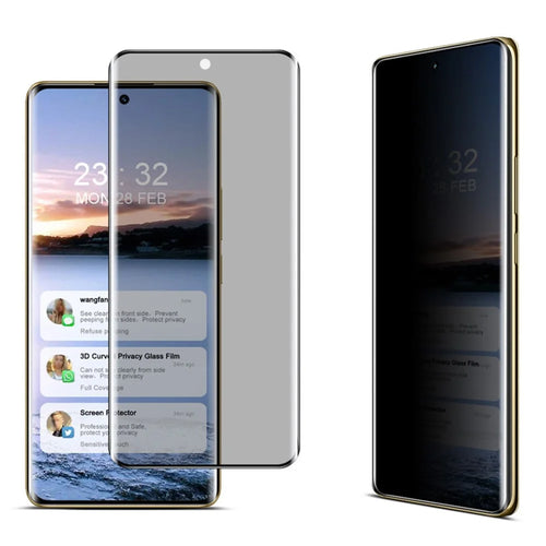 IMAK For Realme 12 Pro 5G / 12 Pro+ 5G Tempered Glass Screen Protector 3D Curved Anti-Peep Screen Film - 1
