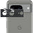 IMAK For Google Pixel 8 Metal+Tempered Glass Camera Lens Film Anti-scratch Lens Protector - Black - 1