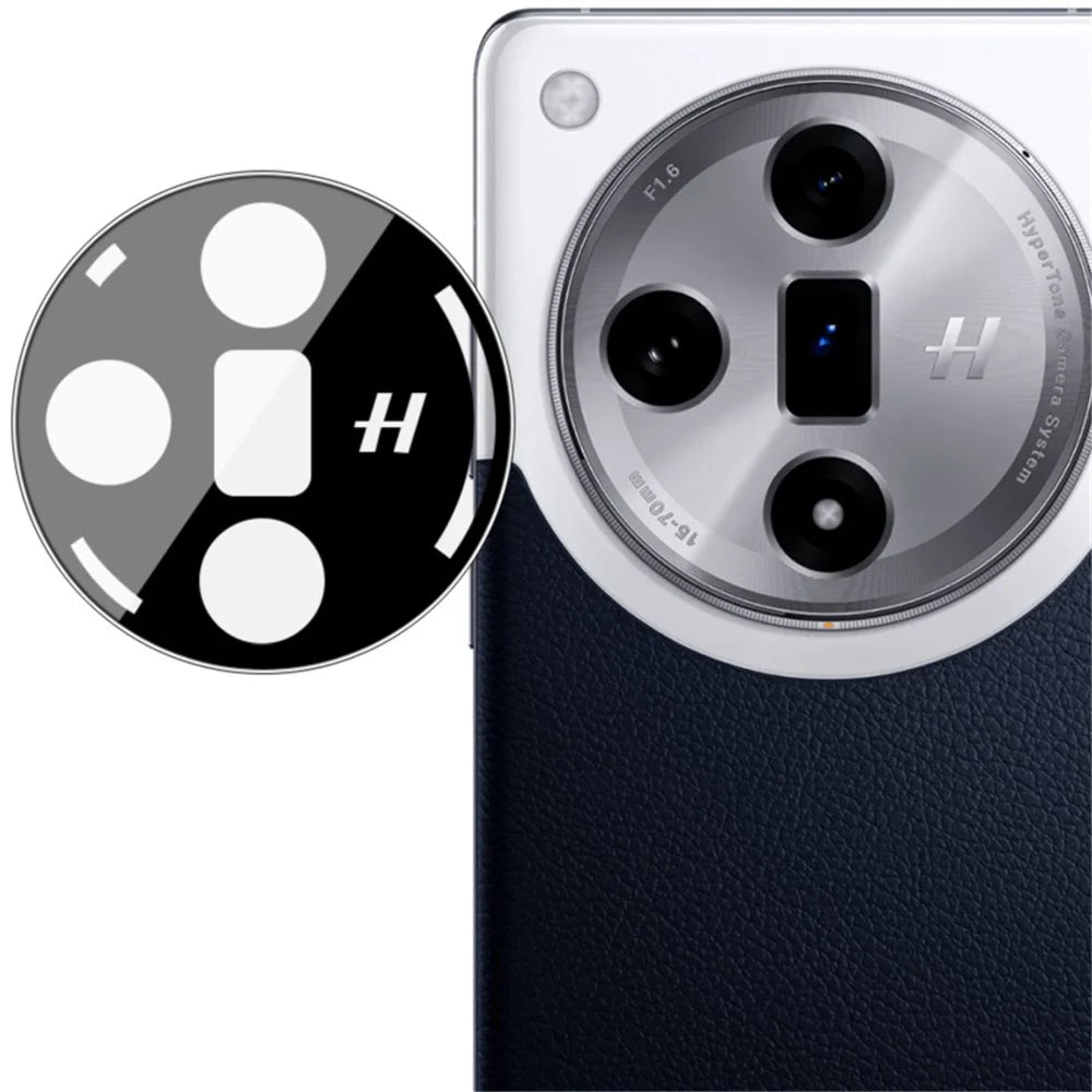 IMAK For Oppo Find X7 5G Tempered Glass Lens Film Ultra Clear Camera Lens Protector (Black Version) - 5
