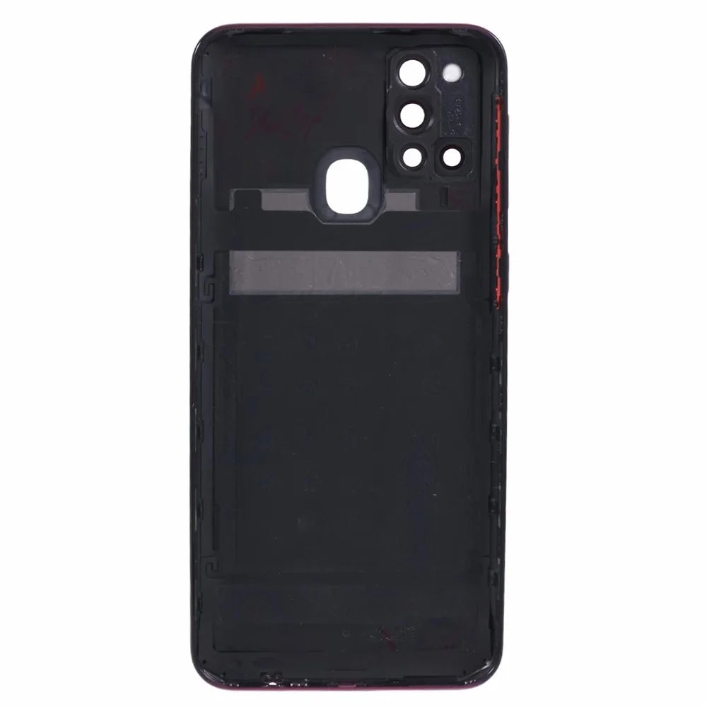For Samsung Galaxy M31 M315 OEM Battery Housing Cover Repair Part + Camera Lens Cover - Red - 3