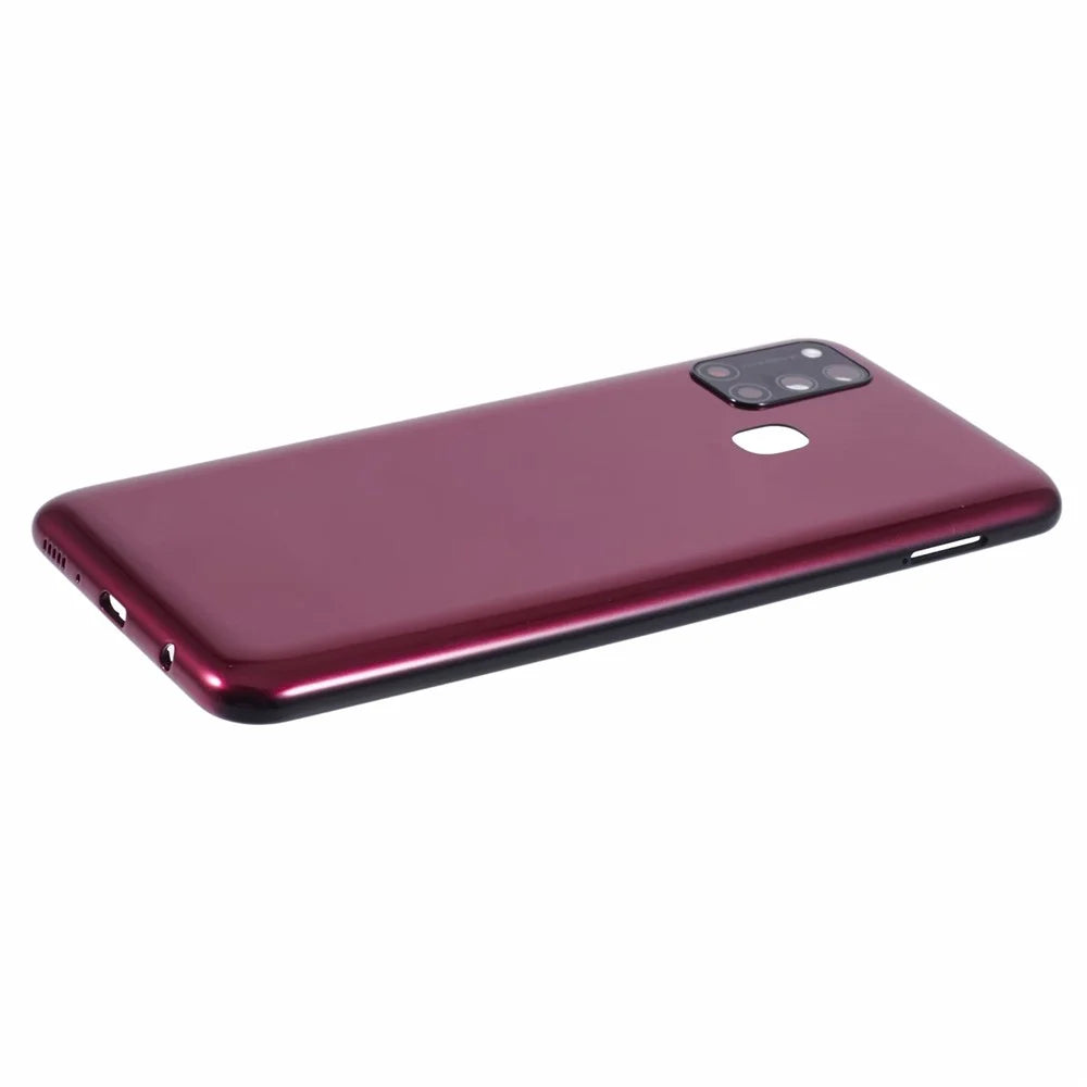 For Samsung Galaxy M31 M315 OEM Battery Housing Cover Repair Part + Camera Lens Cover - Red - 4