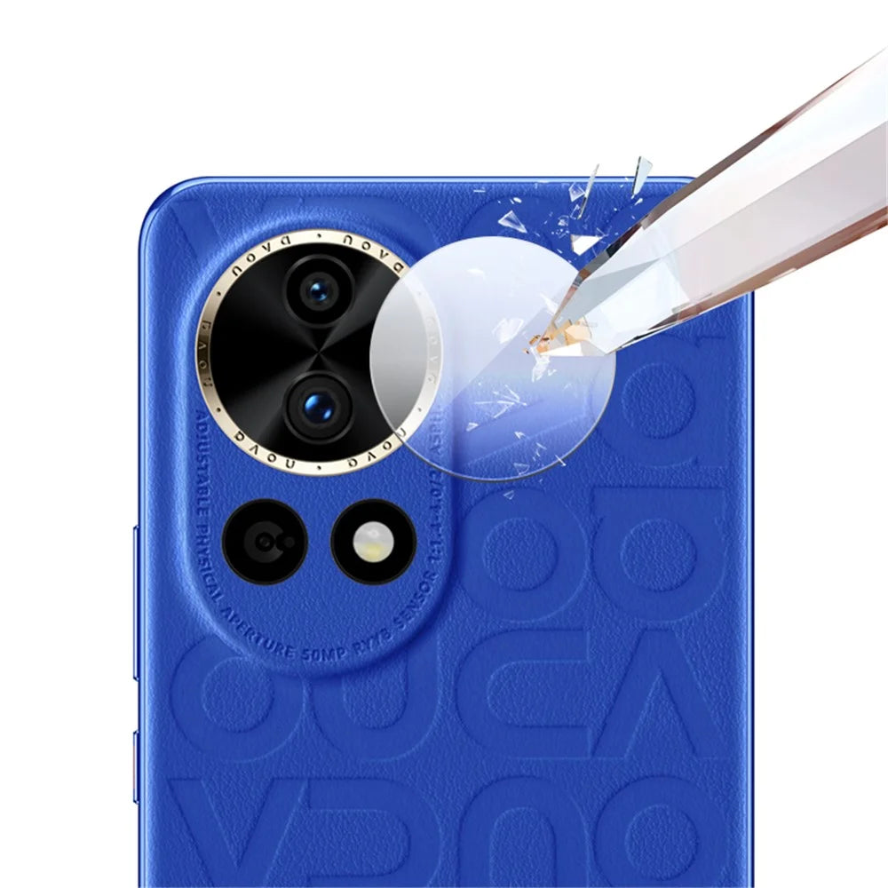 RURIHAI For Huawei nova 12 Ultra 5G / nova 12 Pro 5G Camera Lens Protector 2.5D High Aluminium-silicon Glass Lens Film - 4