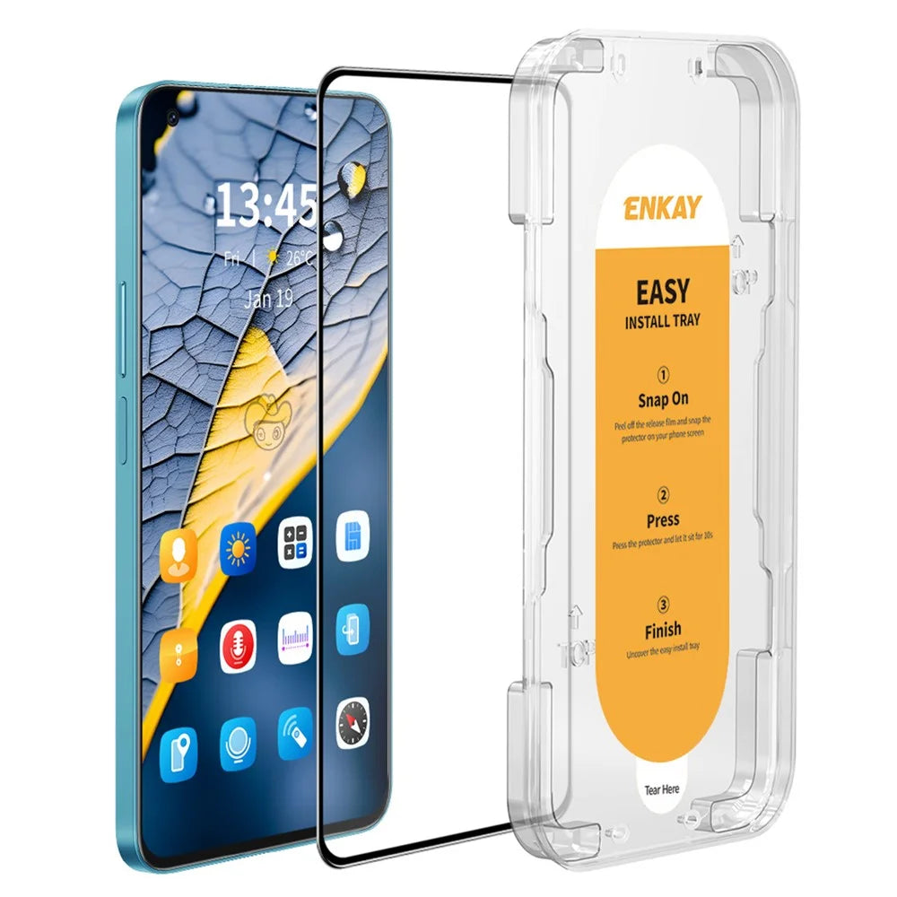 ENKAY HAT PRINCE For Realme 8 / 8 Pro / 9 Pro 5G Screen Protector High Aluminium-silicon Glass Film Easy Installation Case-Friendly - 1