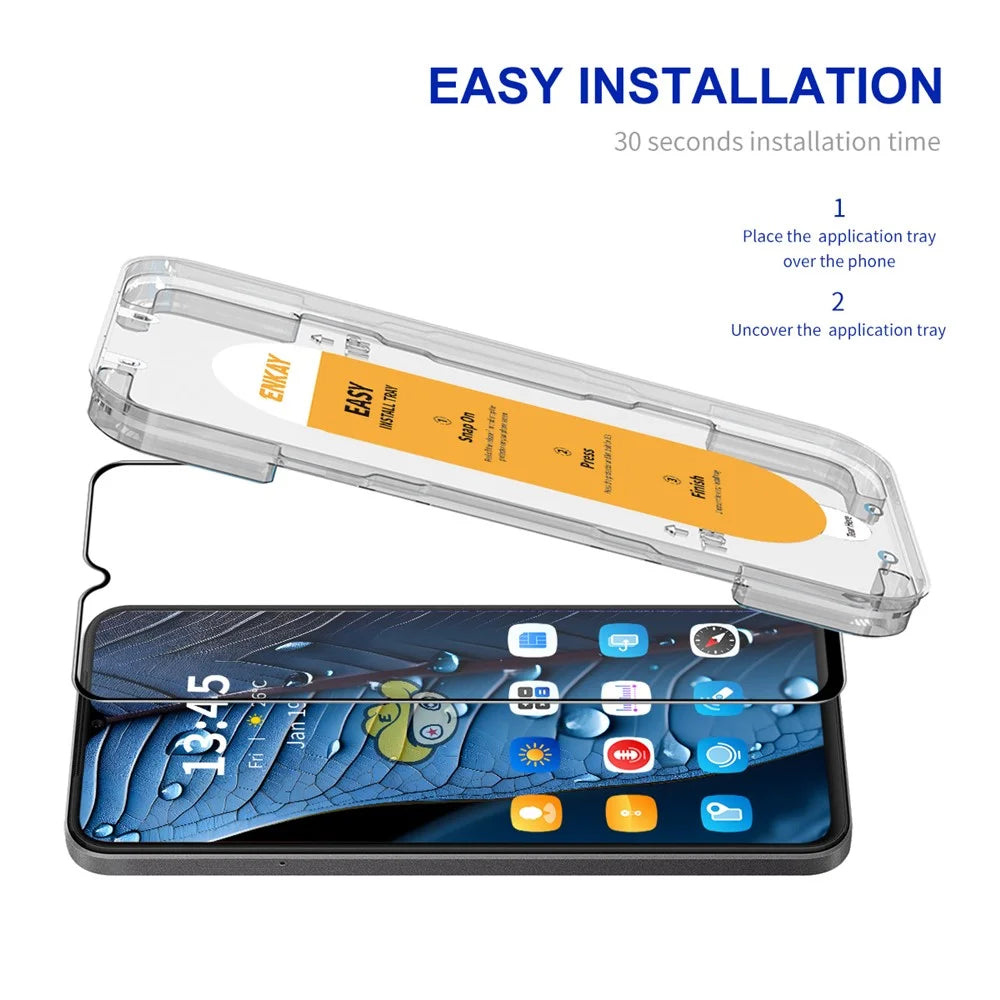 ENKAY HAT PRINCE For Realme Q5i High Aluminium-silicon Glass Screen Protector with Easy Install Tool - 2
