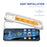 ENKAY HAT PRINCE For Oppo A18 4G / A2x 5G Silk Printing Full Glue Screen Protector HD Transpaprent - 2