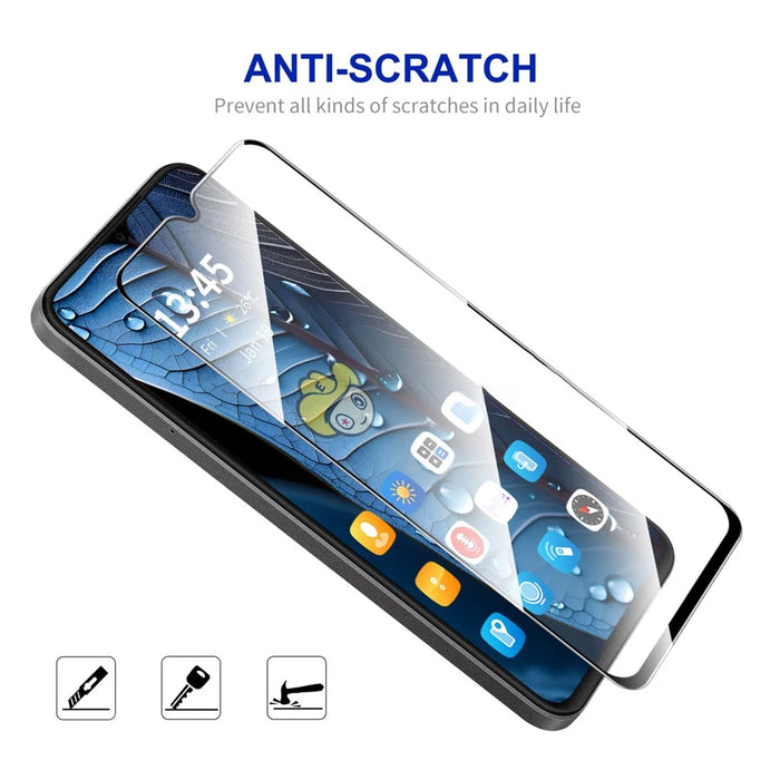 ENKAY HAT PRINCE For Oppo A18 4G / A2x 5G Silk Printing Full Glue Screen Protector HD Transpaprent - 5