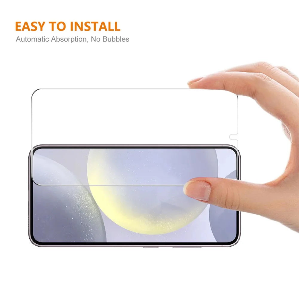 ENKAY HAT PRINCE For Samsung Galaxy S25 / S24 High Aluminium-Silicon Glass Screen Protector 0.18mm Ultra Thin - 7