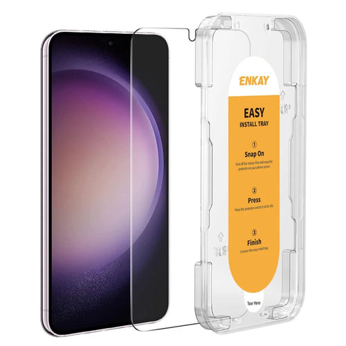 ENKAY HAT PRINCE For Samsung Galaxy S23 / S22 5G Screen Protector HD Fingerprint Unlock High Aluminium-silicon Glass Film - 1