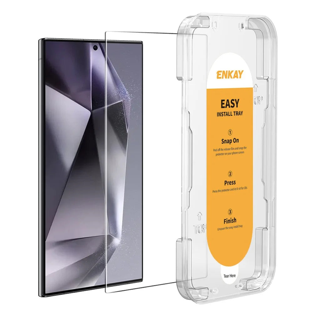 ENKAY HAT PRINCE For Samsung Galaxy S24 Ultra Screen Protector Fingerprint Unlock High Aluminium-silicon Glass Film - 1