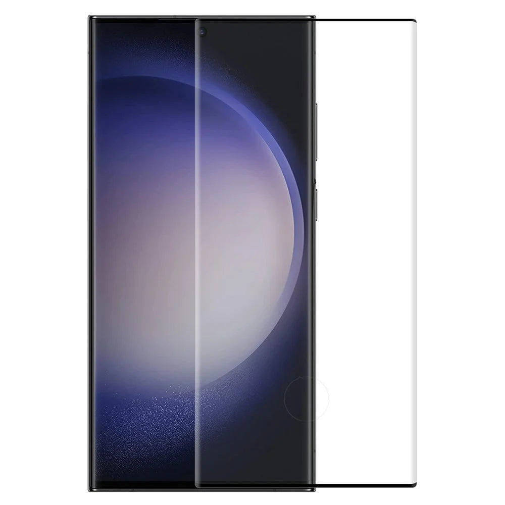 ENKAY HAT PRINCE For Samsung Galaxy S22 Ultra 5G Clear Tempered Glass Film Full Covering Screen Protector Support Fingerprint Unlock - 3