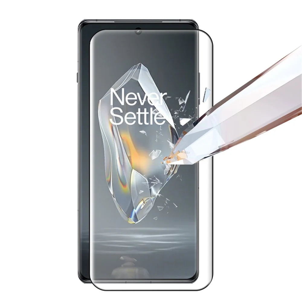 RURIHAI For OnePlus Ace 3 5G / 12R 5G Screen Protector 0.3mm High Aluminium-silicon Glass Full Glue Film - 3