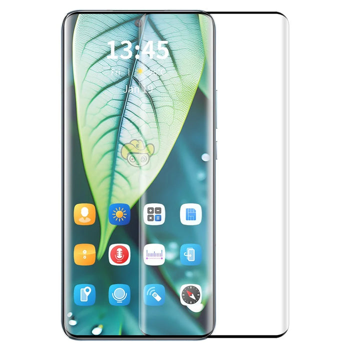 ENKAY HAT PRINCE For Honor 60 Pro Full Screen Protector 3D Hot Bending High Aluminum-Silicon Glass Side Glue Support Fingerprint Unlock - 3