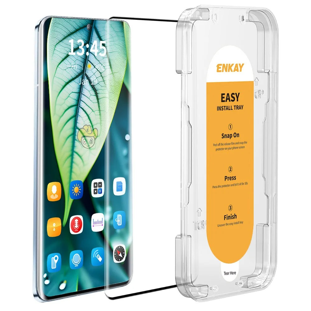 ENKAY HAT PRINCE For Huawei nova 10 4G Screen Protector Hot Bending High Aluminum-Silicon Glass Film Support Fingerprint Unlock - 1