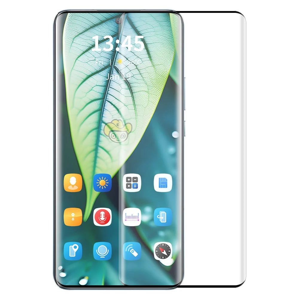 ENKAY HAT PRINCE For Huawei P50 Pro 4G Screen Protector Curved Edge High Aluminum-Silicon Glass Film Support Fingerprint Unlock - 2