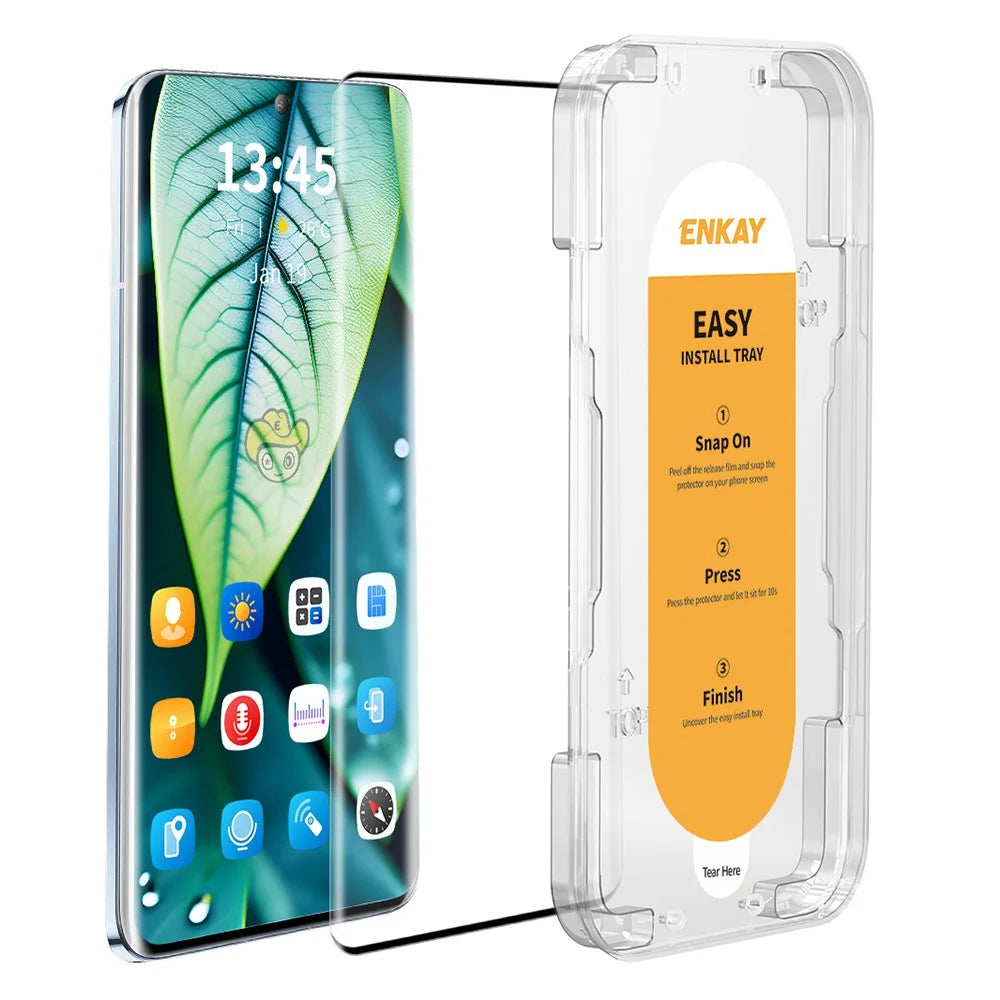 ENKAY HAT PRINCE For Honor 80 SE 5G Screen Protector High Aluminum-Silicon Glass Film Support Fingerprint Unlock - 1