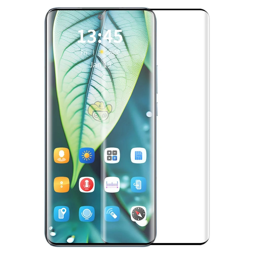 ENKAY HAT PRINCE For Realme GT5 Pro 5G Screen Protector 3D Hot Bending Tempered Glass Film Support Fingerprint Unlock - 2