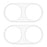 2PCS For Nothing Phone (2a) Slim-Fit Camera Lens Film Dustproof Tempered Glass Rear Lens Protector - 2