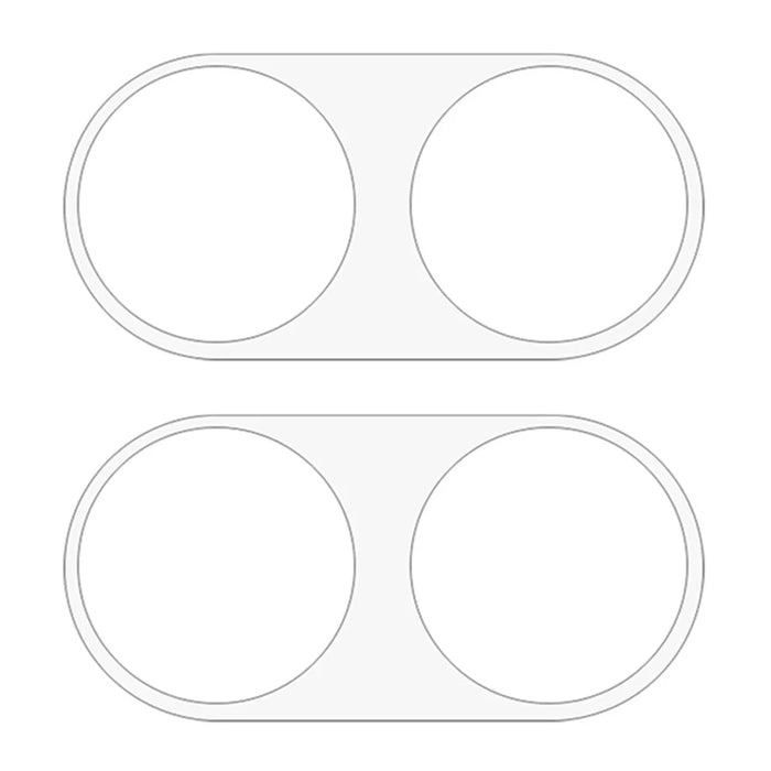 2PCS For Nothing Phone (2a) Slim-Fit Camera Lens Film Dustproof Tempered Glass Rear Lens Protector - 2