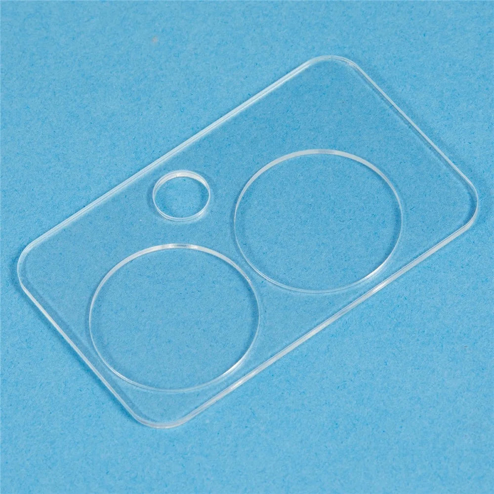 2Pcs For Oppo Reno11 F 5G Rear Lens Protector HD Clear Tempered Glass Phone Lens Film (3D Arc Edge) - 6