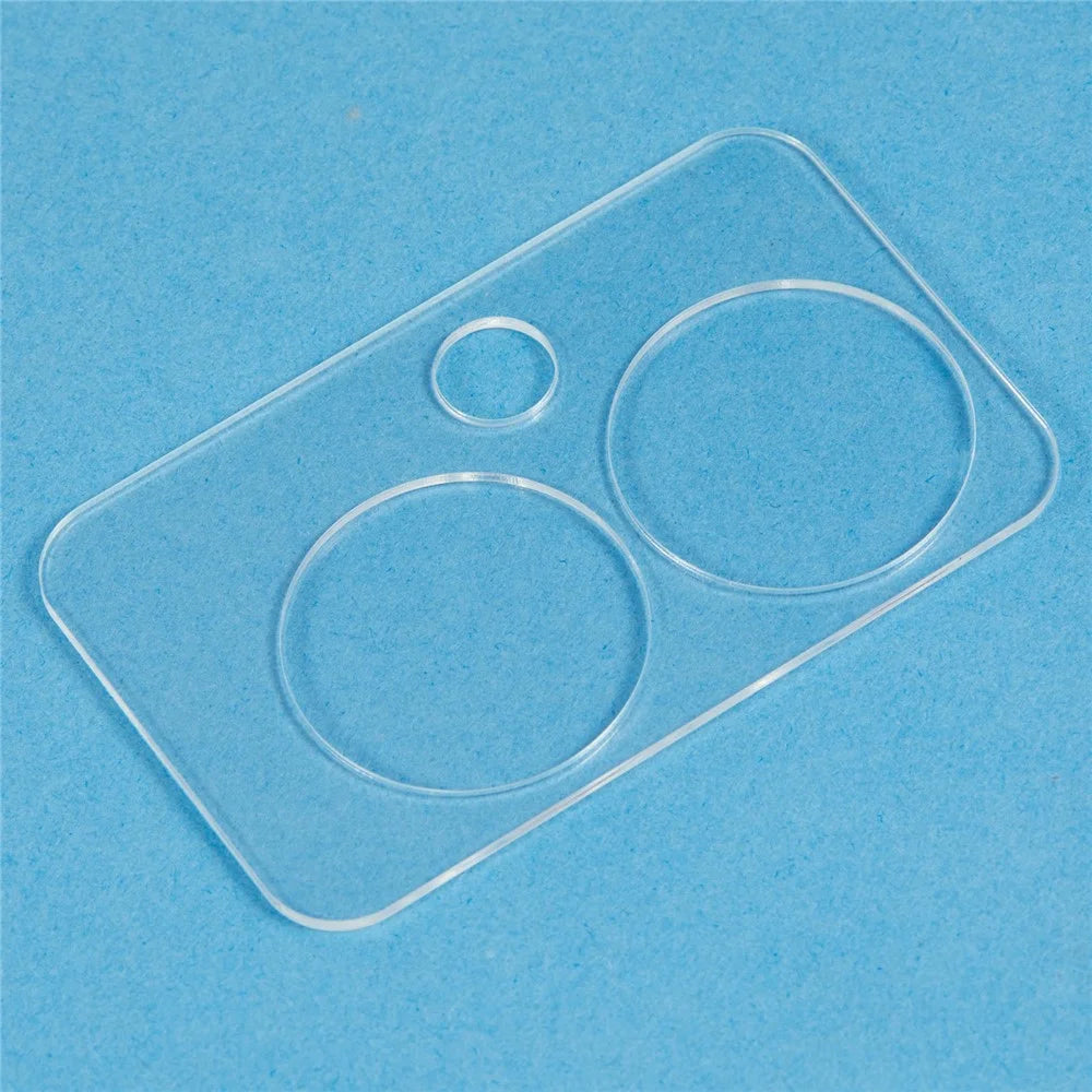 2Pcs For Oppo Reno11 F 5G Rear Lens Protector HD Clear Tempered Glass Phone Lens Film (3D Arc Edge) - 7