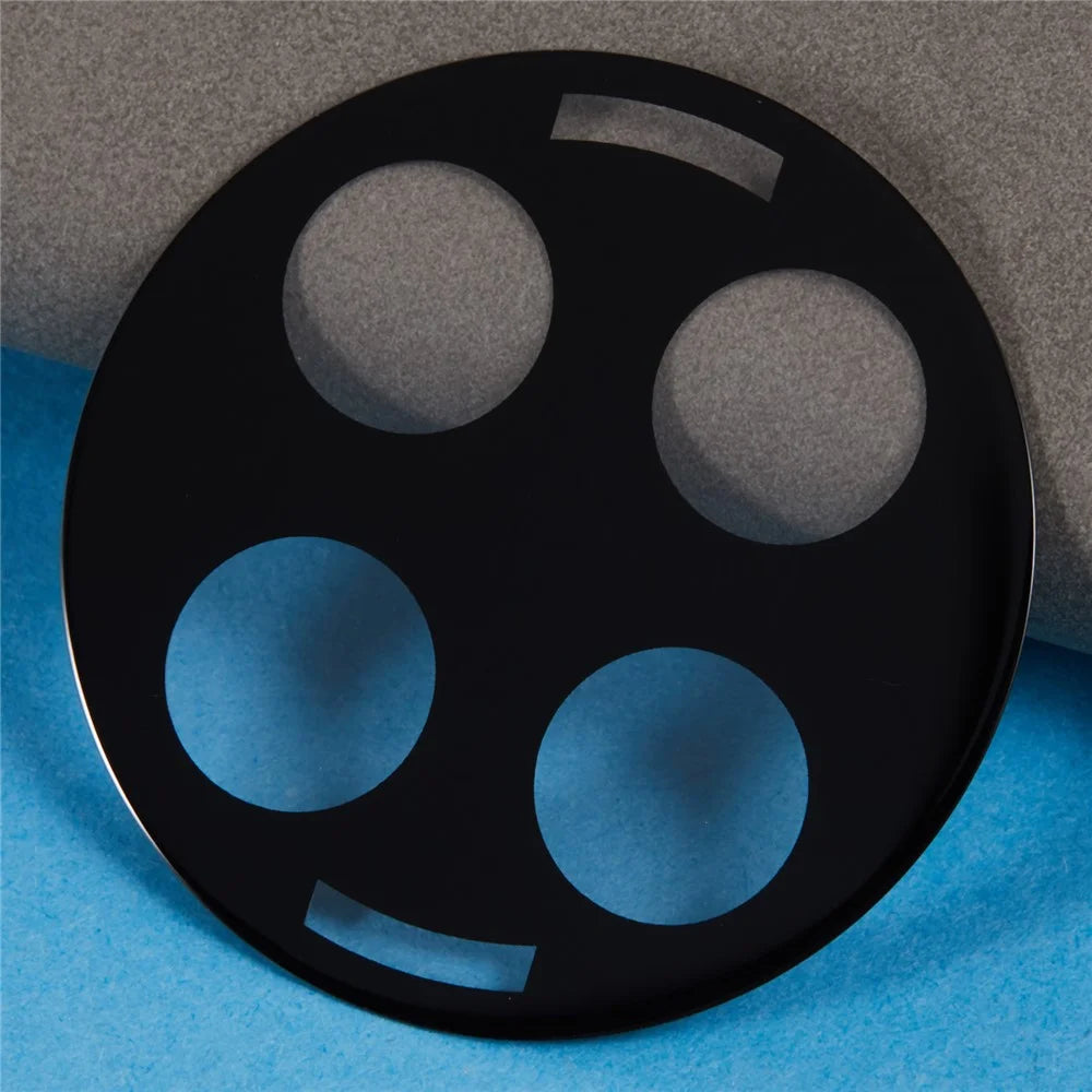 For OnePlus Ace 3 5G / 12R 5G Tempered Glass Lens Film Silk Printing Black Phone Lens Protector - 5
