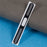For iPhone 15 Bottom Speaker Mesh Decal Dustproof Aluminum Sticker - Black - 2