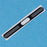 For iPhone 15 Bottom Speaker Mesh Decal Dustproof Aluminum Sticker - Black - 3