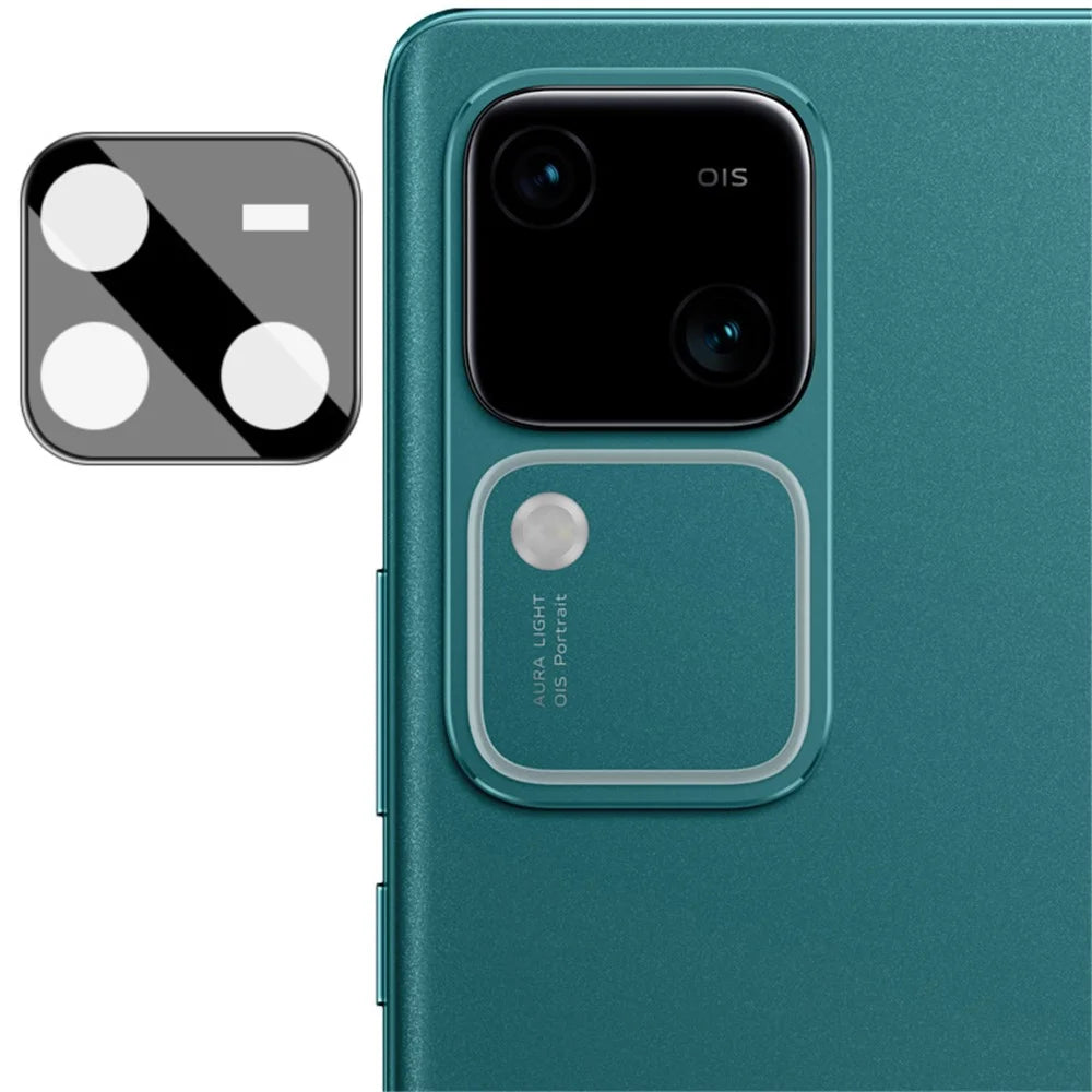 IMAK For vivo V30 5G / V30 Pro 5G Camera Lens Protector HD Clear Tempered Glass Lens Film (Black Version) - 5