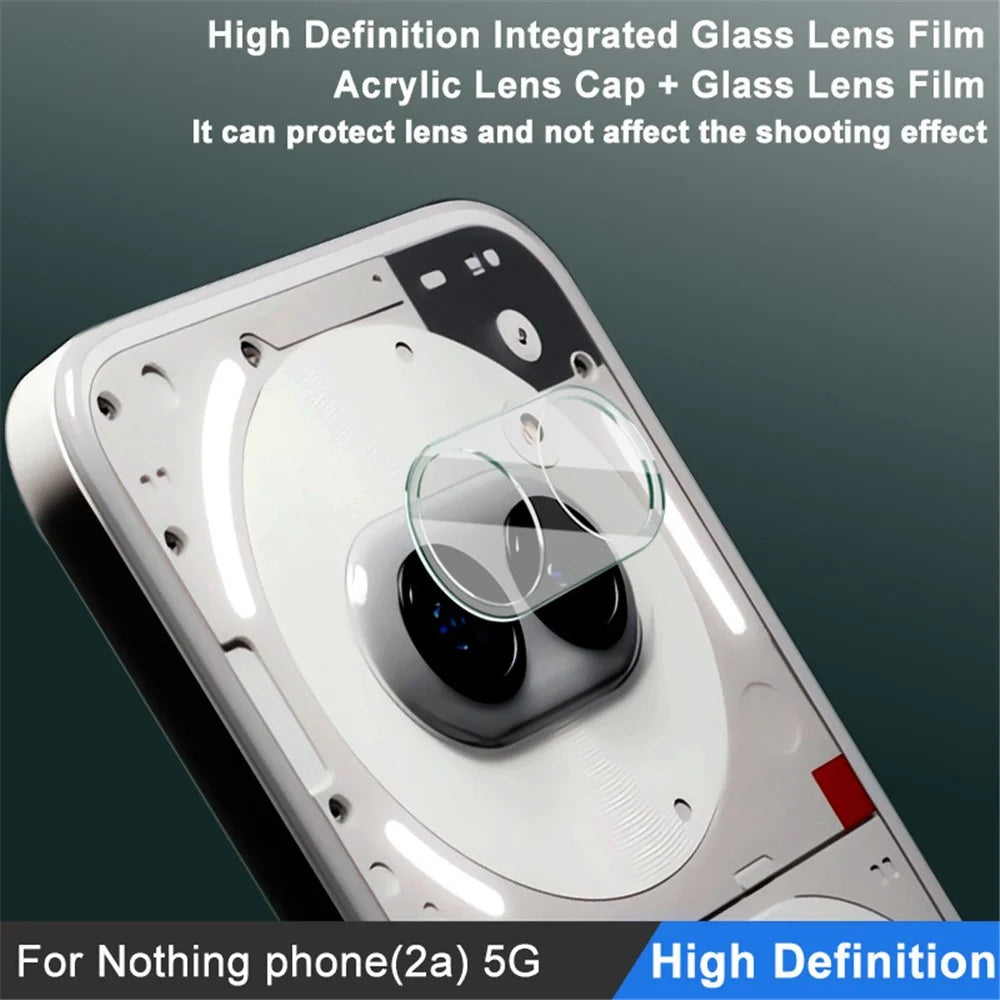 IMAK For Nothing Phone (2a) Camera Lens Film Ultra Clear Lens Protector + Acrylic Lens Cap - 4