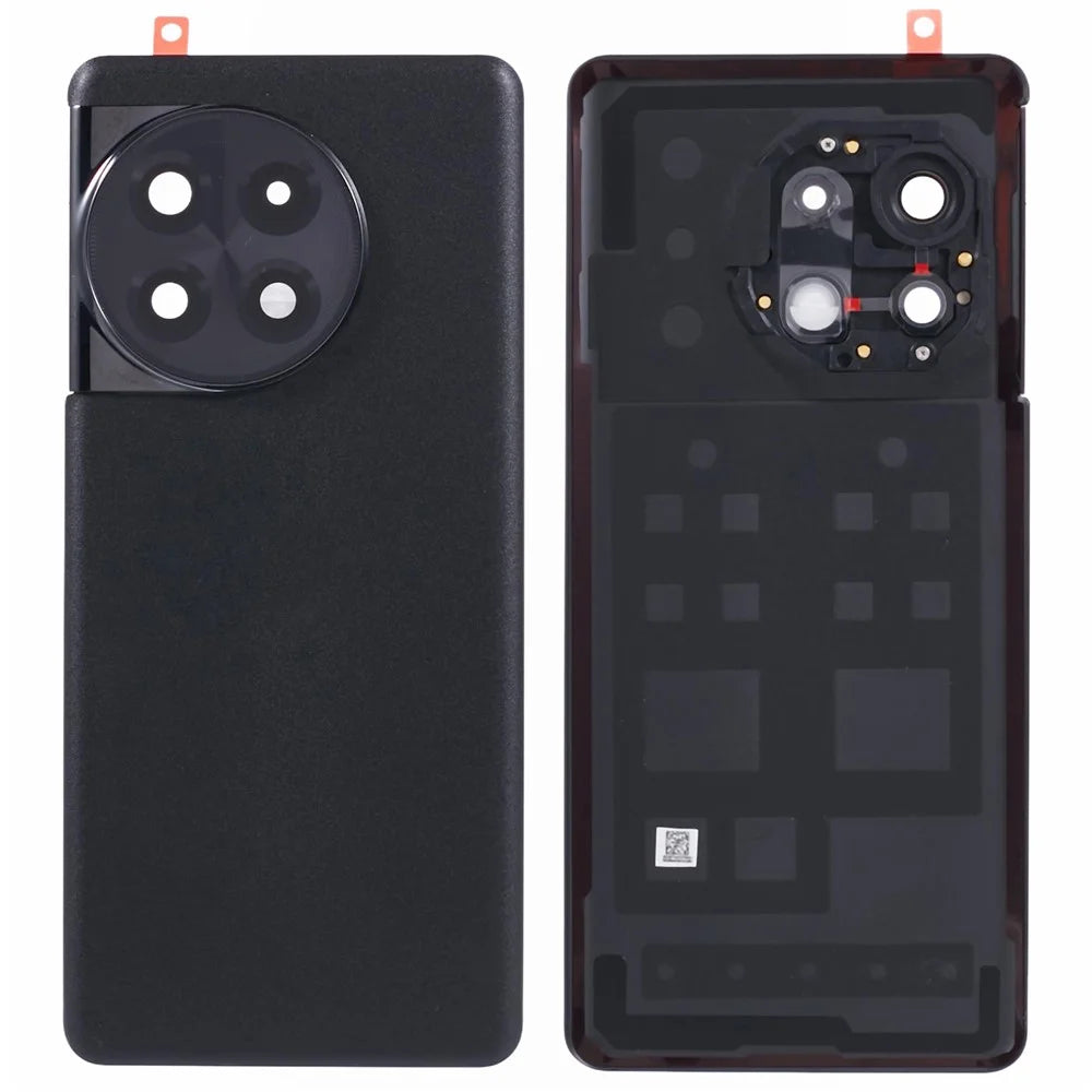 For OnePlus 11R 5G OEM Battery Housing with Adhesive Sticker + Camera Lens Cover - Black - 1