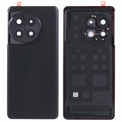 For OnePlus 11R 5G OEM Battery Housing with Adhesive Sticker + Camera Lens Cover - Black - 1