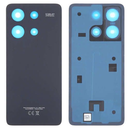 For Xiaomi Redmi Note 13 4G OEM Battery Door Cover Replacement Part - Black - 1