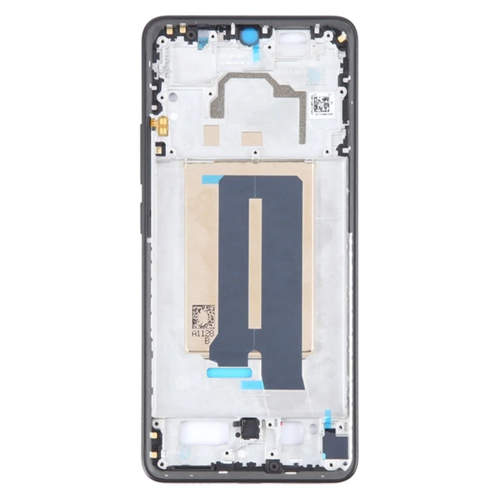 For Xiaomi Redmi K70E 5G / Poco X6 Pro 5G Middle Plate Frame Repair Part (A-Side) (without Logo) - Black - 3