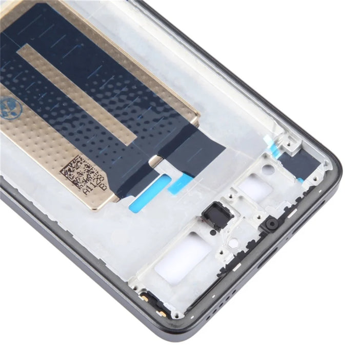 For Xiaomi Redmi K70E 5G / Poco X6 Pro 5G Middle Plate Frame Repair Part (A-Side) (without Logo) - Black - 4