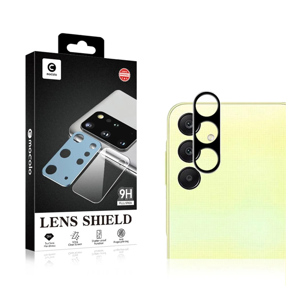 MOCOLO For Samsung Galaxy A15 4G / A15 5G Camera Lens Protector Tempered Glass Anti-explosion Film - Black - 6