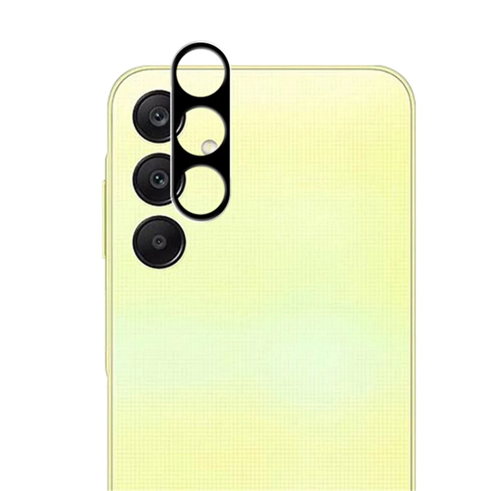 MOCOLO For Samsung Galaxy A25 5G (Global) (161.0 x 76.5 x 8.3mm) Camera Lens Protector Tempered Glass Silk Printing Lens Film - Black - 1