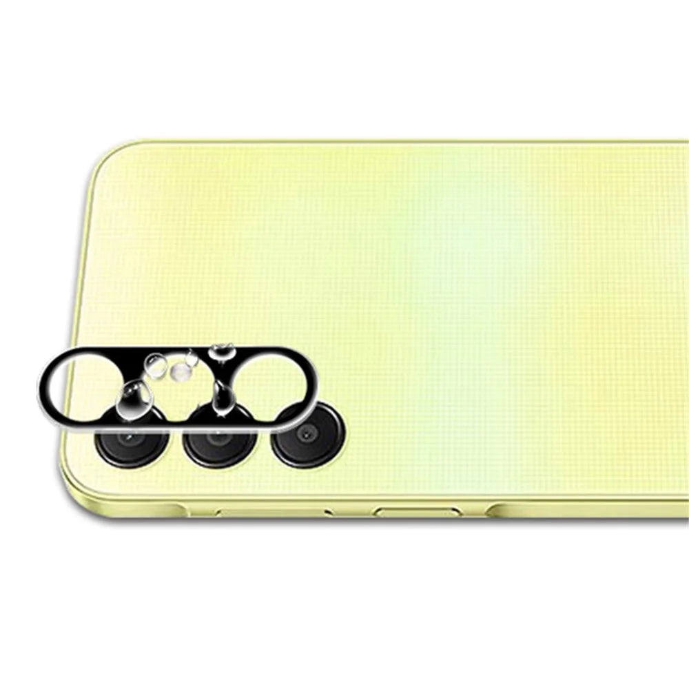 MOCOLO For Samsung Galaxy A25 5G (Global) (161.0 x 76.5 x 8.3mm) Camera Lens Protector Tempered Glass Silk Printing Lens Film - Black - 4