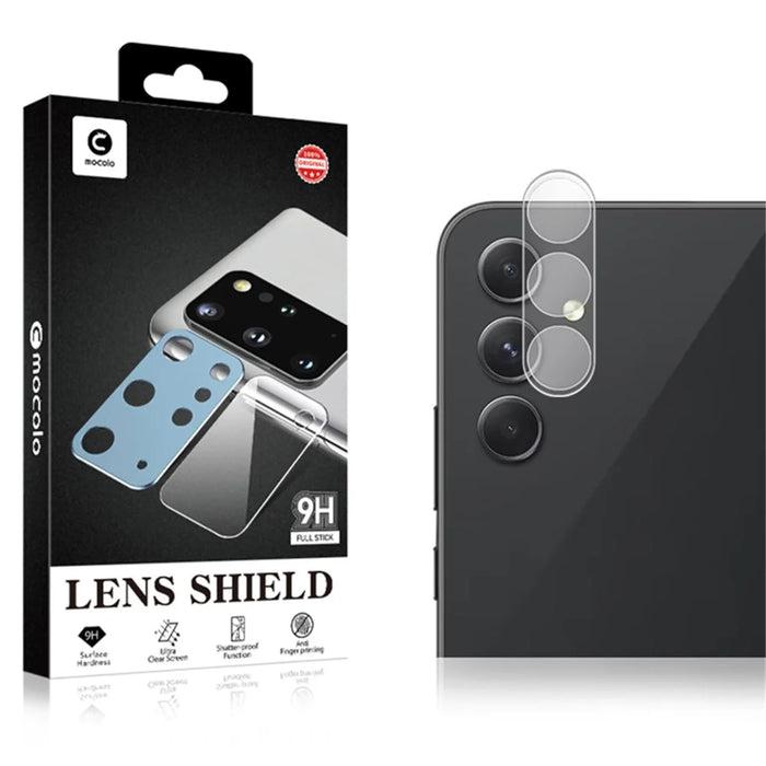 MOCOLO For Samsung Galaxy A55 5G Clear Camera Lens Flim Tempered Glass Lens Protector - 6