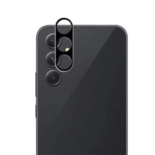 MOCOLO For Samsung Galaxy A55 5G Camera Lens Protector HD Clear Tempered Glass Lens Film - Black - 1