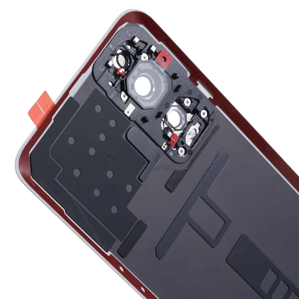 For Honor 90 REA-AN00 REA-NX9 OEM Battery Housing with Adhesive Sticker + Camera Lens Cover - Silver - 6
