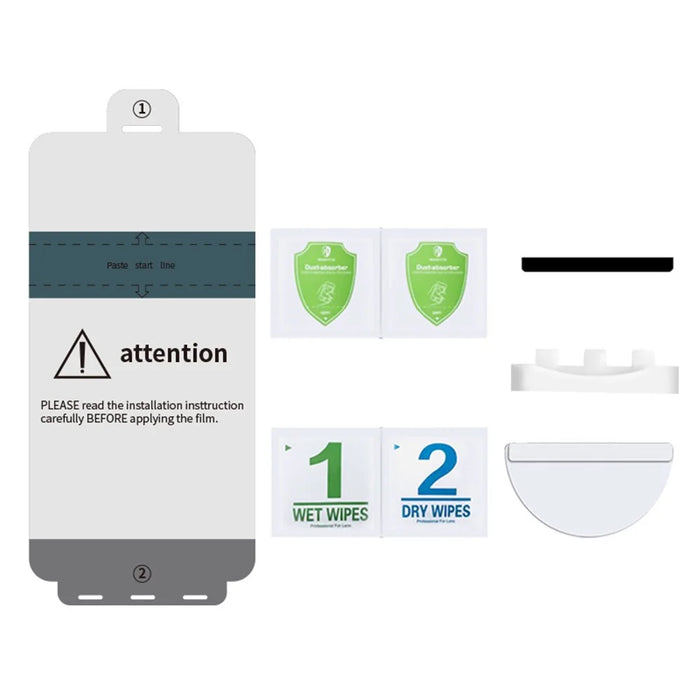 For iPhone 11 Pro Anti-fingerprint Screen Protector HD Clear TPU Hydrogel Film with Alignment Tool - 1