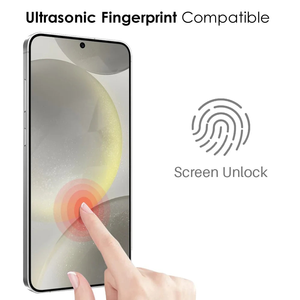 NORTHJO A++ for Samsung Galaxy S24+ Screen Protector 0.15mm Tempered Glass Film (Support Fingerprint Unlock) - Transparent - 4