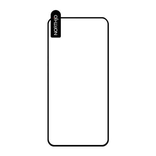 NORTHJO A++ For Samsung Galaxy S24 Screen Protector Silk Printing High Aluminum-silicon Glass Film Support Fingerprint Unlock - Black - 2