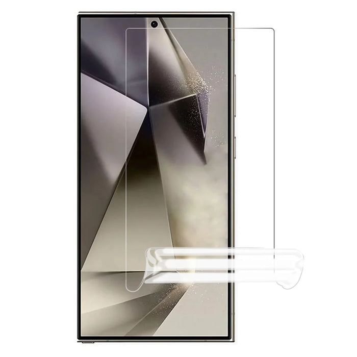 For Samsung Galaxy S24 Ultra Hydrogel TPU Screen Protector Set Easy Installation Clear Full Cover Shield Guard - 2