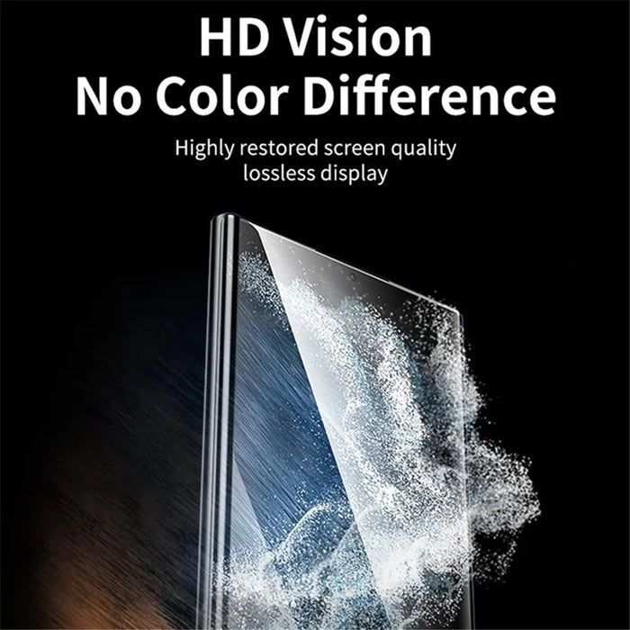 For Samsung Galaxy S24 Ultra Hydrogel TPU Screen Protector Set Easy Installation Clear Full Cover Shield Guard - 6